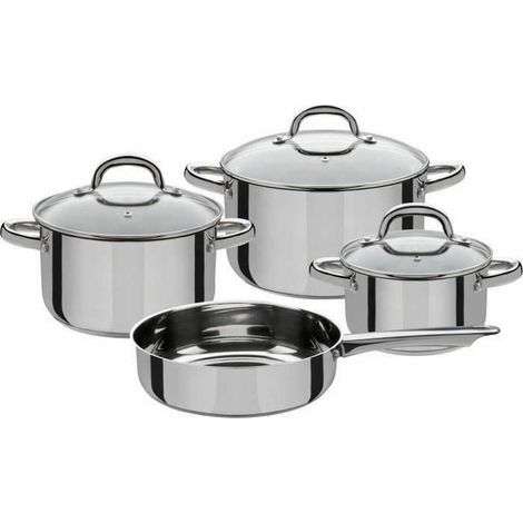 GSW Montreal Kochtopfset 7 Teile Edelstahl Silber (1/3)