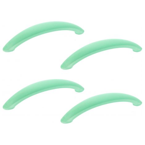 Ouvre&Déco – 4 poignées de meuble en plastique vert entraxe 96mm, ARCADE