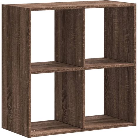 Maison Exclusive - Bücherregal Braun Eichen-Optik 68,5x32x68,5 cm
