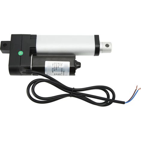 Vérin électrique linéaire 3000N course 100mm 24V, moteur aluminium ABS pour lit, canapé, levage automatique, actionneur robuste. (1/5)