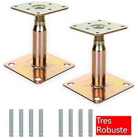 Support de Plancher Réglable, Étais Galvanisé pour Menuiserie (1/5)