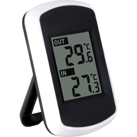 Testeur de température ambiante de mesure de température de thermomètre intérieur et extérieur sans fil LCD (1/5)