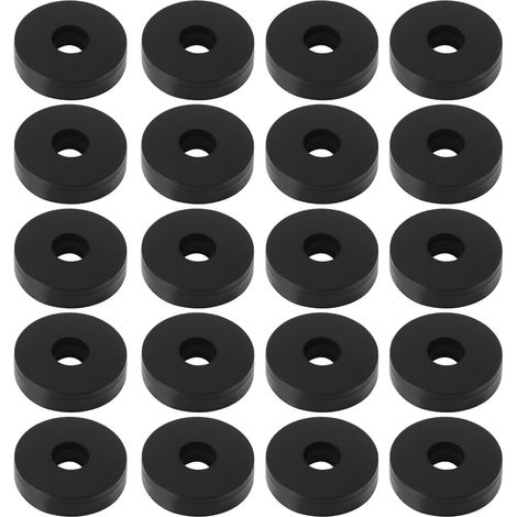 Lot de 50 Rondelles Plates en Caoutchouc EPDM Diamètre Intérieur 3 Mm Diamètre Extérieur 10 Mm épaisseur 2,5 Mm pour Boulons Robinets Vis Tuyau D'arrosage Pommeau de Douche Noir (1/5)