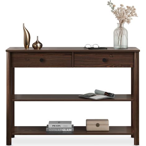 Table console APOANA noyer (1/5)