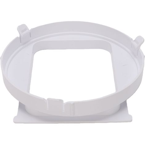Interface de conduit d'évacuation de climatiseur compatible avec l'adaptateur carré-rond pour climatiseur mobile KY25, connecteur de tuyau portable (1/5)
