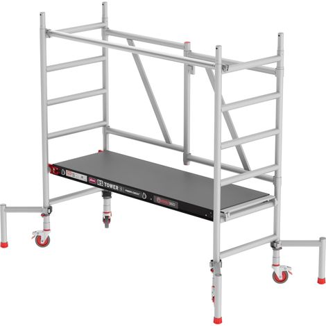 Altrex Klappgerüst RS Tower 54 Aluminium Fiber-Deck Plattform 0,75x1,85m ohne Safe-Quick 2,75m AH (1/4)