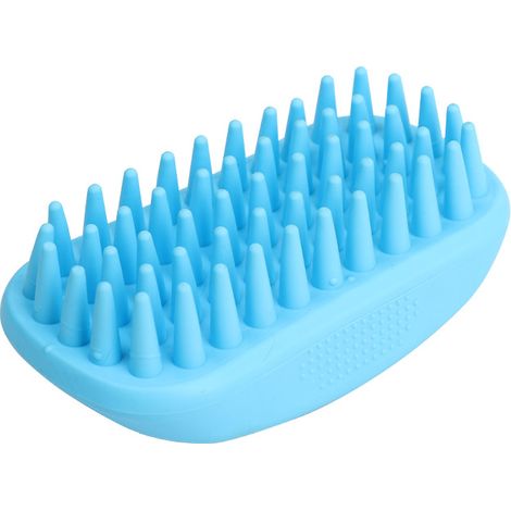 Brosse pour chien pour le bain, brosse en caoutchouc pour le shampoing et l'entretien, brosse de douche en silicone, brosse pour chiens à poils courts et longs, peigne de massage, brosse douce pour en (1/5)
