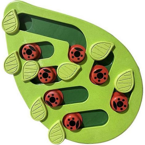 Beschäftigungsspielzeug für Katzen, Leckerli-Spender für Hunde mit langsamer Futterabgabe, kaubares Spielzeug in Krokettenform, Katzenpuzzle, Spielzeug zur geistigen Anregung, interaktives Katzenspiel (1/5)
