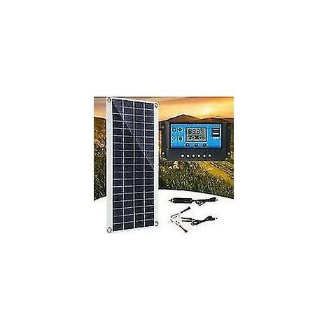 Panneau solaire 300w 12v, Kit de panneaux solaires, Kit de chargeur de contrôleur de Charge solaire 60a pour camping-car, Yacht, extérieur, jardin, éclairage