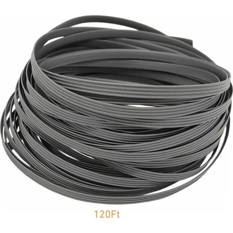 Corde de Rotin Synthétique de Réparation, 120ft (36,6m), 8mm, pour Meubles de Jardin et DIY, 3 Couleurs Disponibles (1/4)
