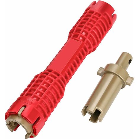 Multifunctional Basin Wrench Faucet And Sink Installation Tool, Double Headed Faucet Wrench Tool Plumbing Tool (1/5)
