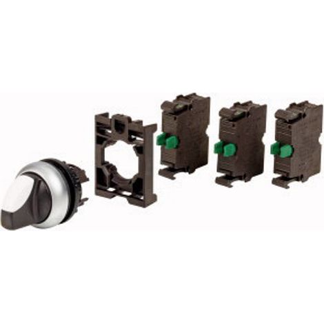 [NEUWERTIG] B-Ware Eaton M22 Wrk 3 K10 Bvp Wahlschalter Frontring Kunststoff Knebel Schwarz 1 St.