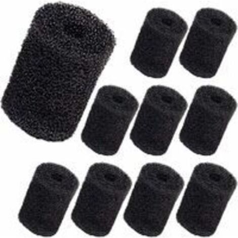 Lot de 10 pièces de rechange pour nettoyeur de piscine Polaris Tail Scrubber (embout de tuyau) - Compatible avec les modèles 180, 280, 360, 380, 480 et 3900. Mousse sur l'extrémité du tuyau. (1/5)