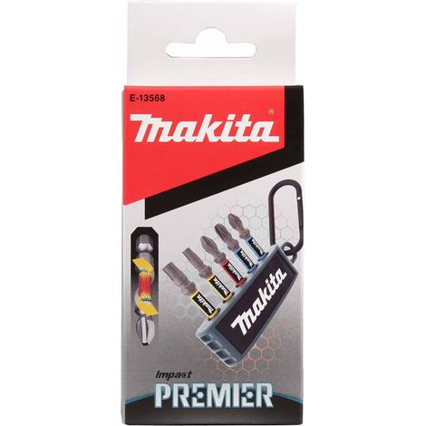 Makita E-13568 5 Piece 50mm Impact Premier Screw Bit Set Impact Driver + Keyring (1/5)