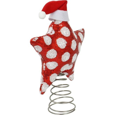 CCYKXA Weihnachtsbaumspitze, leichter Vintage-Stern, Weihnachtsbaumschmuck für Zuhause, Büro, Weihnachtsfeier, Kamin, Fenster, Tür, Innenbereich (1/5)