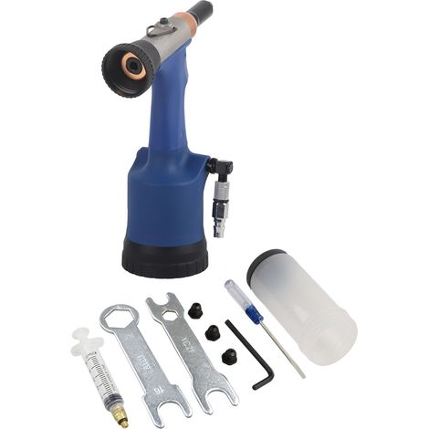 Pistolet à riveter hydraulique pneumatique KP-708X, outil de rivetage professionnel pour rivets 2,4/3,2/4,0/4,8 mm (1/5)