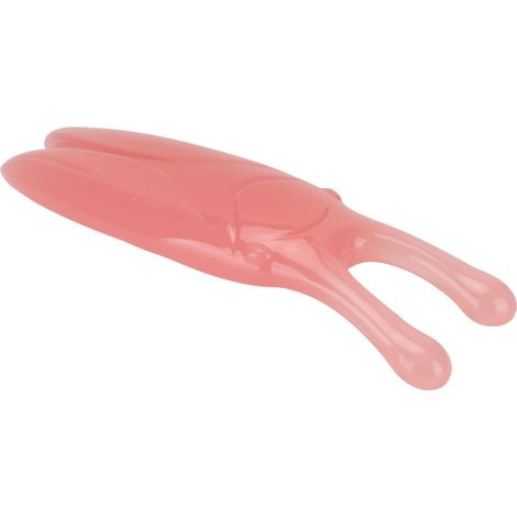 Grattoir à nez à arête haute, masseur de nez, outil de massage du nez Gua Sha pour affiner la mâchoire et réduire les poches, rose (1/5)