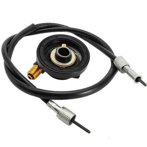 Pignon d'entraînement de compteur de vitesse 12 mm avec câble pour scooters GY6 50cc et 150cc (1/5)