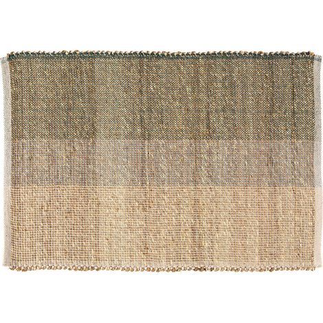 Tapis Décoratif Rectangulaire Coloris Thym pour Intérieur Salon et Chambre 60 x 90 cm - PANGIVO