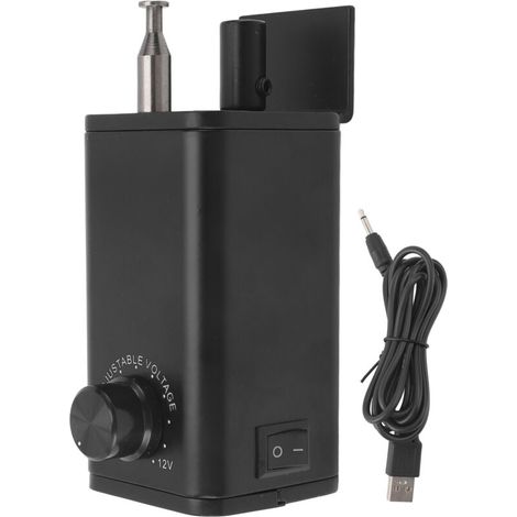 Motore girarrosto per barbecue, barbecue portatile con velocità regolabile e coppia elevata, con cavo USB per cucinare in campeggio, 5V-12V -Crezuo