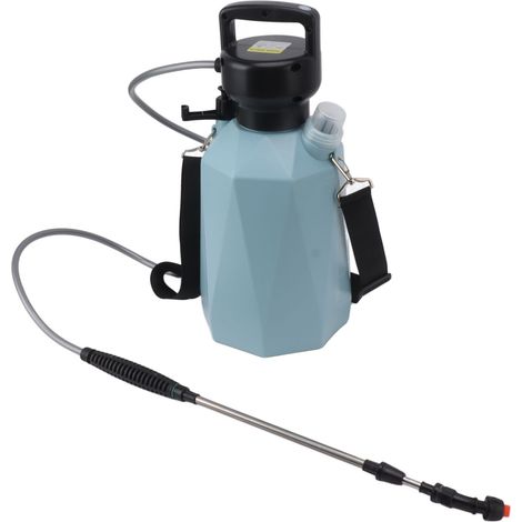 Elektrische Gartenspritze mit hohem Fassungsvermögen (5 Liter), leistungsstarker 7,4-V-Akku in Diamantform, blau (1/5)