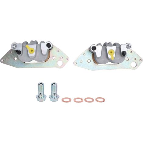 Jeffergarden Étriers de frein avant 2 pièces gauche et droit haute performance 1912496 1912497 pour Polaris RZR 1000 XP 2015 à 2022-DOU