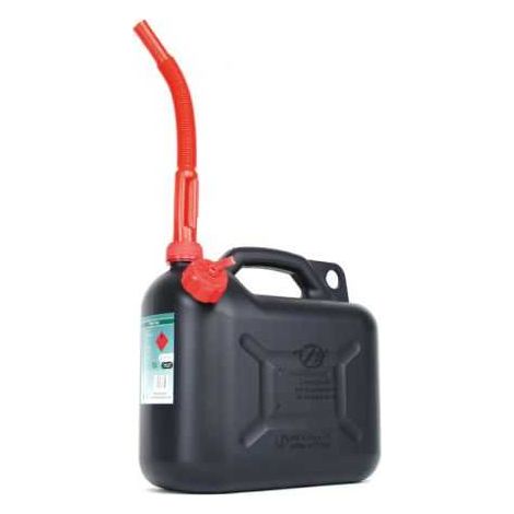 Bidon rouge et noir de 10 litres avec bec verseur (1/3)