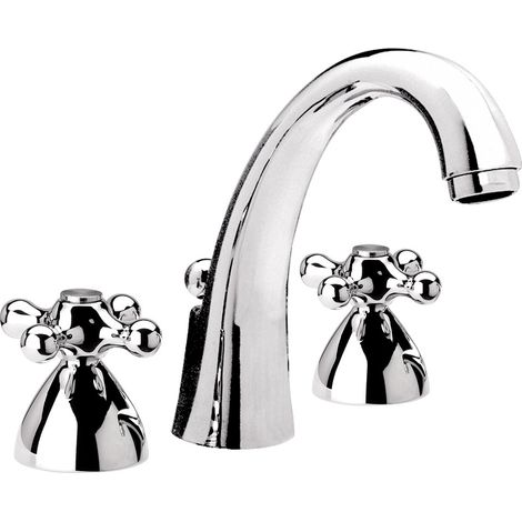 Mélangeur de Lavabo Modèle Surélevé Rétro (1/4)