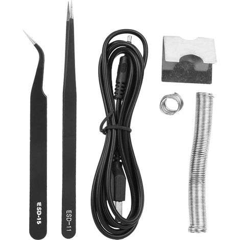 Fer à souder USB portable, kit d'outils de soudure électrique pour réparations extérieures (1/5)