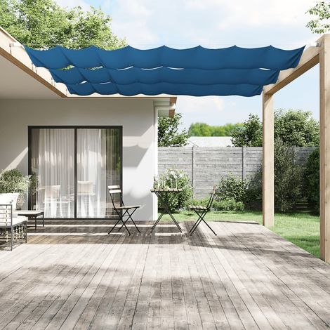 Store vertical, bleu, 60 x 420 cm, tissu Oxford