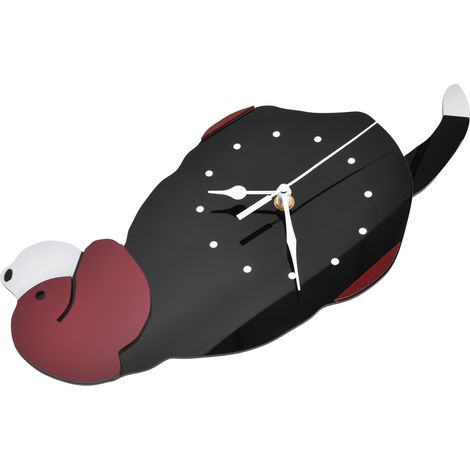 Horloge murale à pendule oscillant – Style DIY, simple, tendance, silencieuse, sans cadre, décoration pour la maison ou le bureau (1/5)