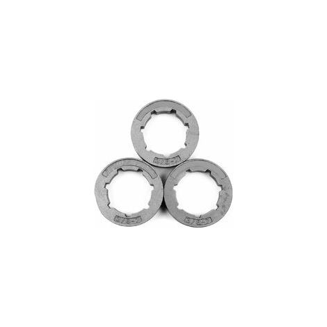 EASYCOMFORT Lot de 3 embrayages de tronçonneuse 22 mm pour tronçonneuses Husqvarna 3/8-7 dents 394 254 257 266 268 281 288 357 359 365 372 181 tronçonneuses (1/5)