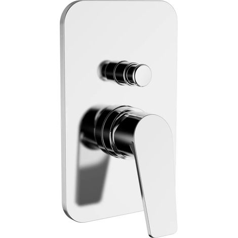 Teorema - Miscelatore Incasso Doccia Con Deviatore Cromato - Serie: Sonic