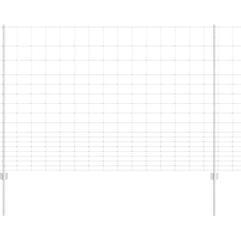 Maison Exclusive - Wildzaun mit Pfosten 25 x 1,5 m (B x H) Feuerv