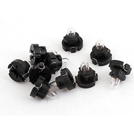 Lot de 10 ampoules LED T3 jaunes pour tableau de bord de voiture, 12 V CC