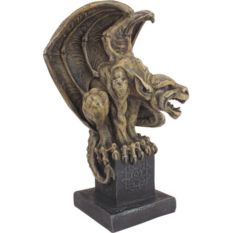 Design Toscano CL55662 Abbadon Statua del Gargoyle, Allora (1/4)