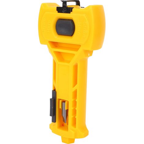Outil de mortaisage de loquet de porte en plastique polyvalent avec lames de marquage et ciseau intégrés kit pose loquet pour porte 1 3/8-1 3/4 po (1/5)