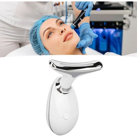 Appareil De Massage Facial Et Cervical - 7 Lumières LED - Sans Fil - Batterie 500 Maha - Pour Soins Visage Et Cou - 1 Pièce (1/5)
