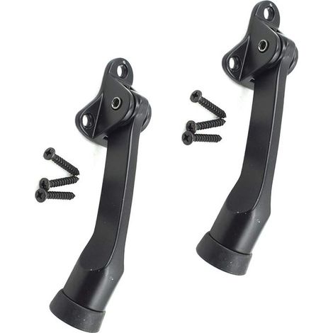 2 Fermaporta Robusto fermaporta con punta in gomma antiscivolo Fermaporta stabile in acciaio inossidabile per porte pesanti Regolabile Protezione porta (1/5)