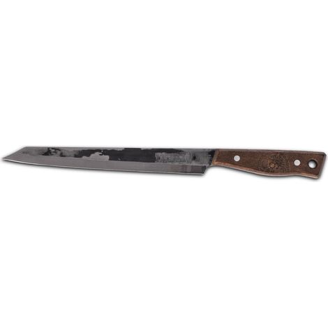 Petromax Tranchiermesser 24 cm Klinge aus rostfreiem Stahl mit Griff aus Walnussholz