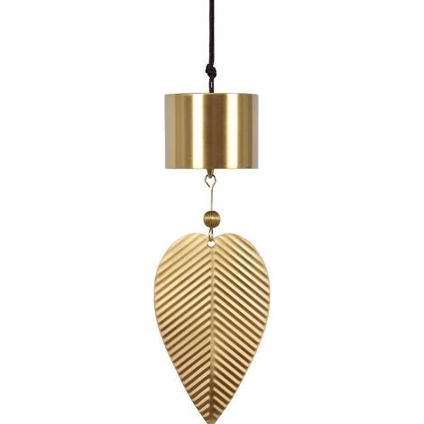 Carillon à vent japonais  type cylindrique, carillon conique en cuivre vintage, décoration suspendue, adapté au passage jardin cour cour
