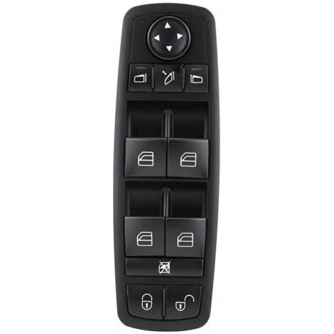 Commutateur de fenêtre principal d'alimentation - Pour Mercedes Benz W169 classe A W245 classe B - 1698206710 (1/5)