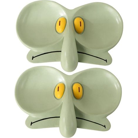Boîte à bijoux/plateau de rangement décoratif en forme de pieuvre (lot de 2) - Décoration mignonne pour bureau ou bureau (1/5)