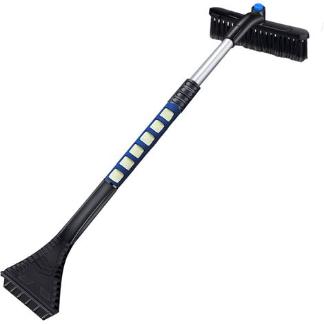 Outils de déneigement-Outils de déneigement Brosse à neige 2 en 1 pour voiture 83 cm