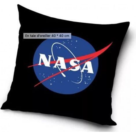 Housse Coussin - 40x40 Cm - Noir - 100% Polyester