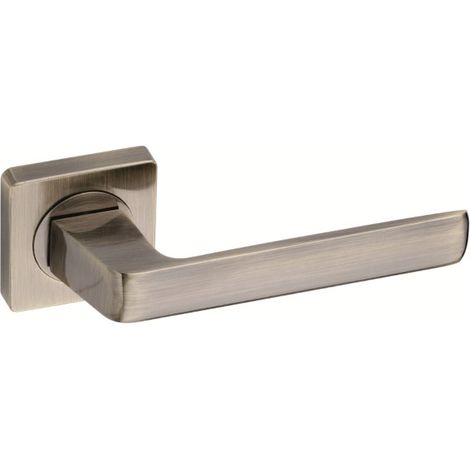Maniglia DH89, Cascada, Basic Line, placca quadrata, oro antico (1/4)