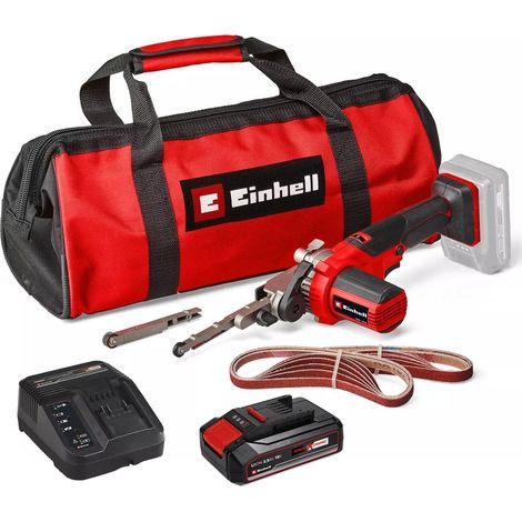 Einhell 4461000 18V Belt File Precision Powerfile Sander + 2.5AH Battery Kit (1/5)