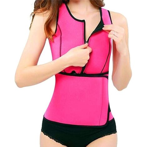 Débardeur Amincissant Cami Hot Shapers Bande D'entraînement Instantané T-shirt Amincissant M (1/4)