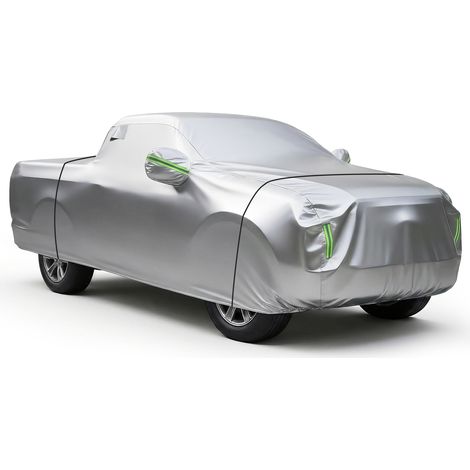 WILITTO Bâche voiture pickup tous temps – Résiste à la pluie et aux UV, fermeture facile, pour la plupart des pickups à benne courte (1/5)