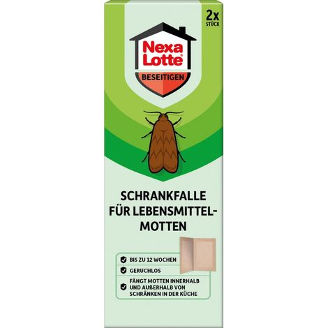 Nexa Lotte Schrankfalle für Lebensmittelmotten 2 Stück Falle (1/3)